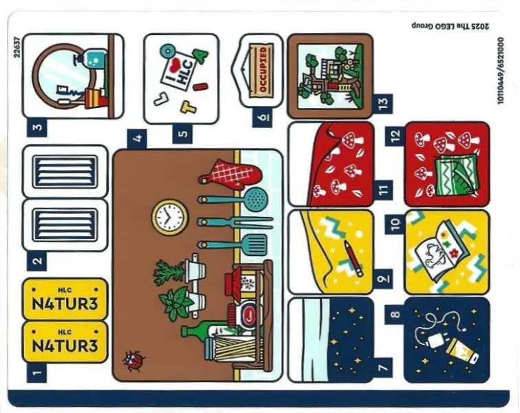 Sticker Sheet for Set 42663 - (10110449/6521000)