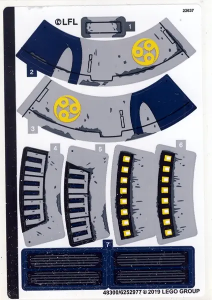 Sticker Sheet for Set 75233 - (48300/6252977)