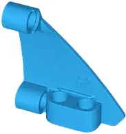 Azure Technic, Panel Curved #62 5 x 4 Tapered Right