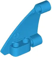 Azure Technic, Panel Curved #63 5 x 4 Tapered Left