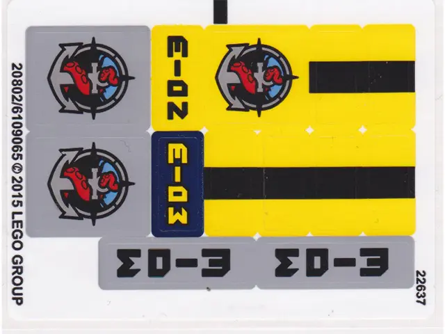 Sticker Sheet for Set 60093, Sheet 2 - (20802/6109065)