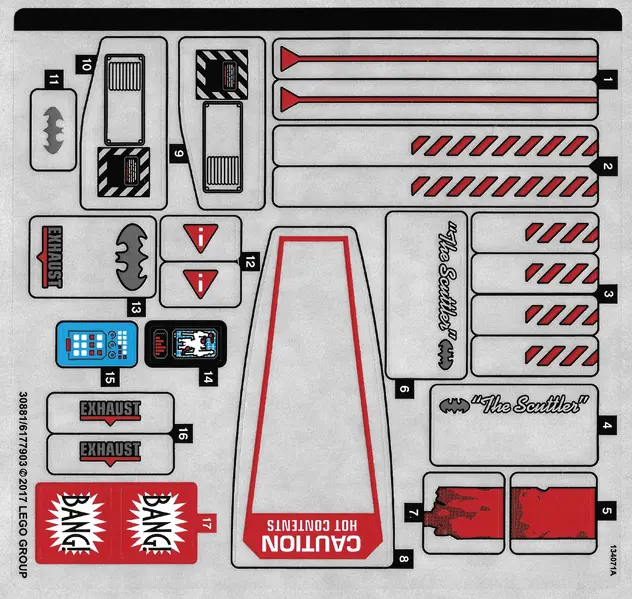 Sticker Sheet for Set 70908 - (30881/6177903)