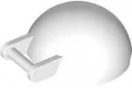 White Windscreen 4 x 4 x 1 2/3 Canopy Half Sphere with Bar Handle