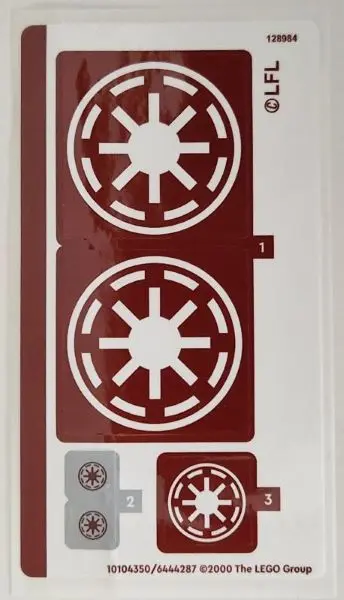 Sticker Sheet for Set 75354 - (10104350/6444287)