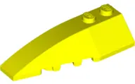 Neon Yellow Wedge 6 x 2 Left