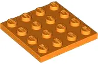 Orange Plate 4 x 4