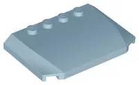 Sand Blue Wedge 4 x 6 x 2/3 Triple Curved