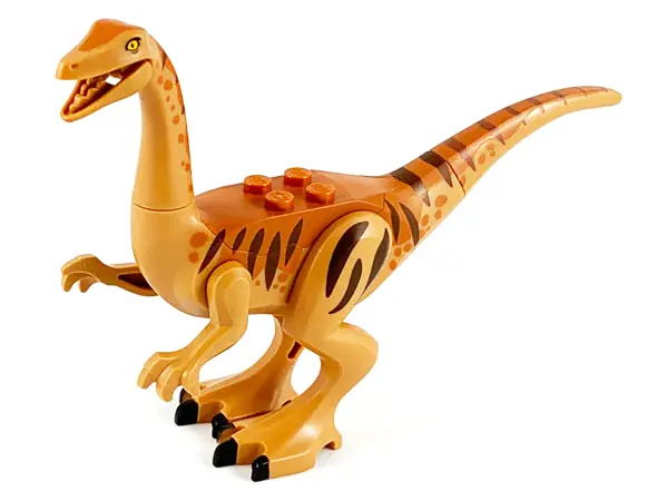 Medium Nougat Dinosaur Gallimimus