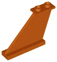 Dark Orange Tail 4 x 1 x 3
