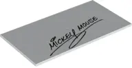 White Tile 8 x 16 with Bottom Tubes, Textured Surface with 'Mickey Mouse' Signature Pattern