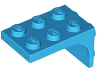 Dark Azure Bracket 3 x 2 - 2 x 2