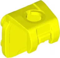 Neon Yellow Minifigure Neck Bracket with 4 Back Studs and Front Harness