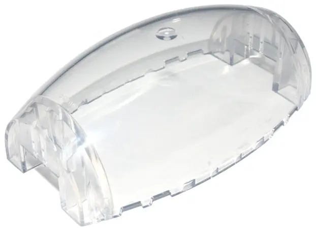 Trans-Clear Windscreen 10 x 6 x 3 Bubble Canopy Double Tapered with Square Front Cutout