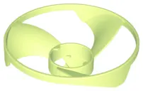 Yellowish Green Propeller 3 Blade 13 Diameter (Ninjago Airjitzu Flyer Vortex Rotor)