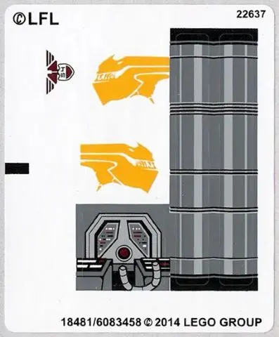 Sticker Sheet for Set 75048 - International Version - (18481/6083458)