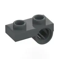 PLATE 1x2 W. HORIZONTAL HOLE Ø4,85 REV.