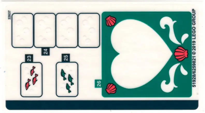 Sticker Sheet for Set 41380, Sheet 2 - (51928/6259821)