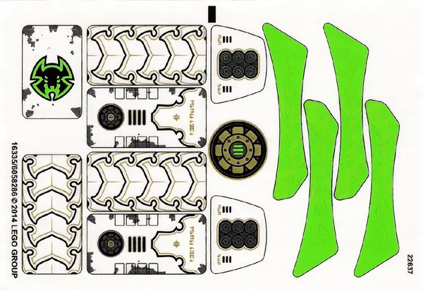 Sticker Sheet for Set 70132 - International Version - (16355/6058286)