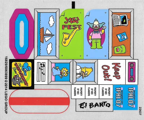 Sticker Sheet for Set 71006 - (16829/6063899)