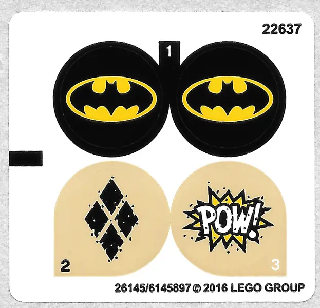 Sticker Sheet for Set 76053 - International Version - (26145/6145897)