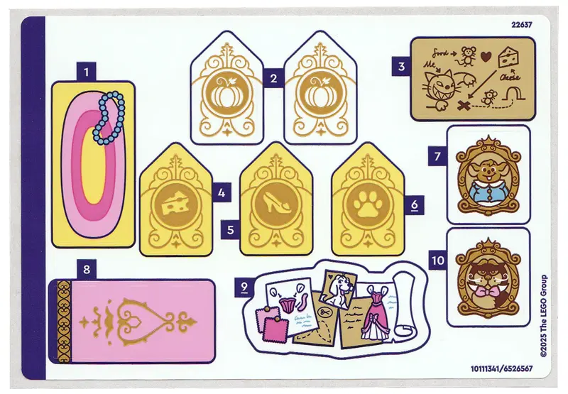 Sticker Sheet for Set 43275 - (10111341/6526567)