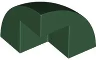 Green Brick, Round Corner 2 x 2 x 1 2/3 Dome Top
