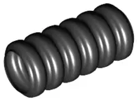 Black Hose, Ribbed 7mm D.  2L / 1.6cm