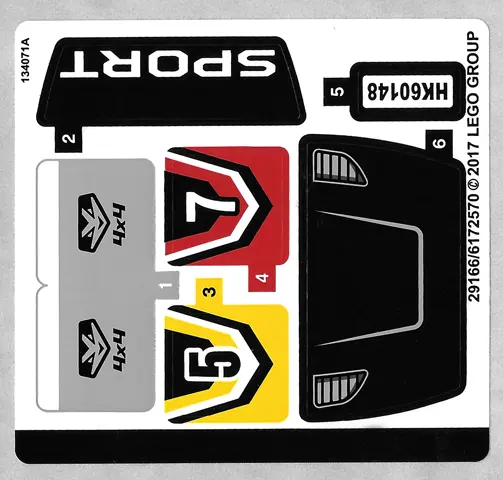 Sticker Sheet for Set 60148 - (29166/6172570)