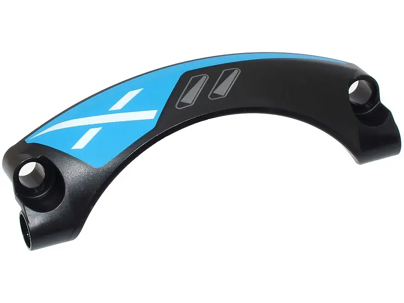 Black Technic, Panel Car Mudguard Arched #42 9 x 2 x 3 Rounded Top with Dark Silver Air Vents and Wh