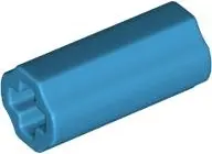 Dark Azure Technic, Axle Connector 2L (Smooth with x Hole + Orientation)