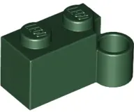 Dark Green Hinge Brick 1 x 4 Swivel Base