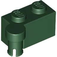 Dark Green Hinge Brick 1 x 4 Swivel Top