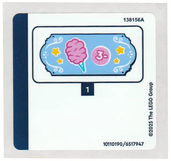 Sticker Sheet for Set 42643 - (10110190/6517947)