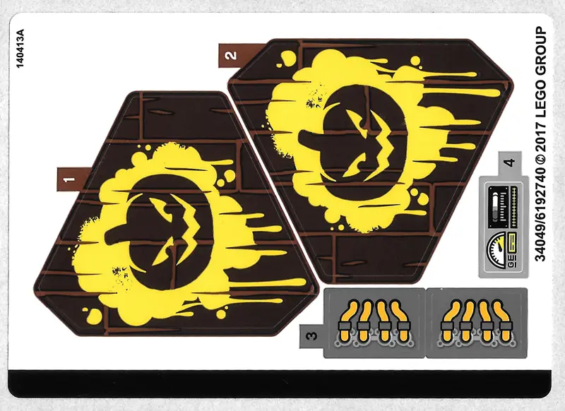 Sticker Sheet for Set 70913 - (34049/6192740)