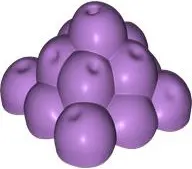 Medium Lavender Duplo Fruit Pyramid - Round Bottom Tube