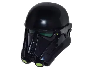 Black Large Figure Head Modified SW Death Trooper with Dark Green Core and Lime Circles Pattern