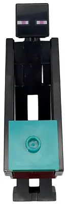 - Dark Red Block with Dark Turquoise Top