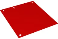 Red Cloth Friends Theater Stage Curtain Rectangle with 3 Small Holes on Top, 1 Large Hole on Bottom
