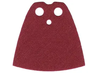 Dark Red Minifigure Cape Cloth, Standard - Traditional Starched Fabric - 4.0cm Height