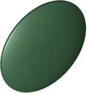 Green Minifigure, Shield Circular / Round Convex Face