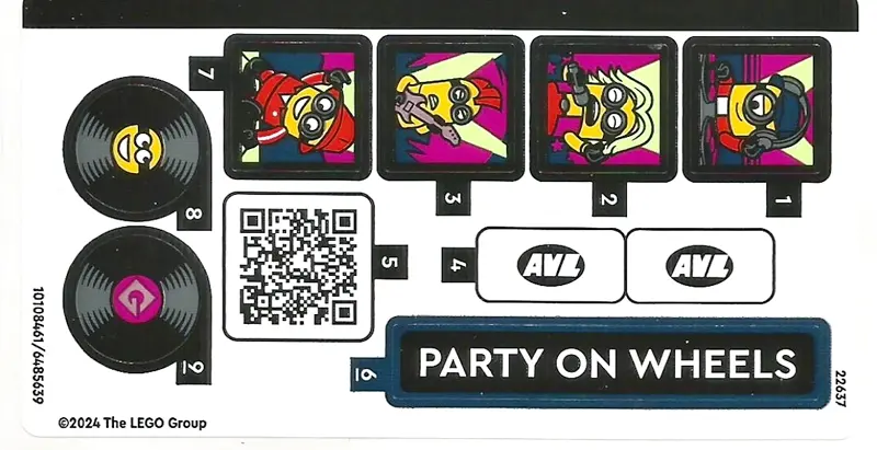 Sticker Sheet for Set 75581 - (10108461/6485639)