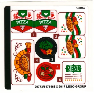 Sticker Sheet for Set 41311 - (29773/6175463)