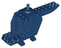 Dark Blue Helicopter Body with Top Pin