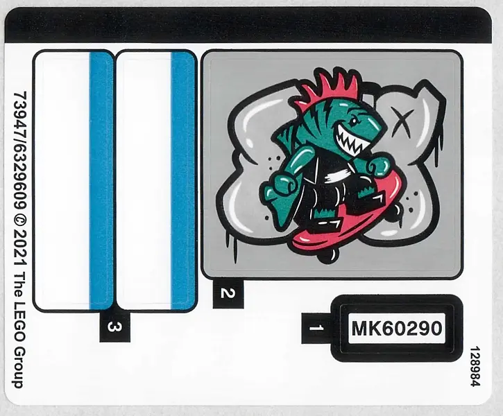 Sticker Sheet for Set 60290 - (73947/6329609)