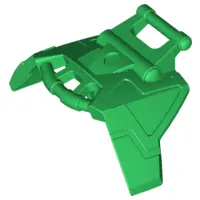 Bright Green Hero Factory Armor with Angled Bar on Top and Straight Bar on Bottom