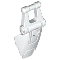 White Hero Factory Shield with Bar Handle