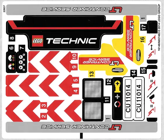 Sticker Sheet for Set 42024 - (16148/6057482)