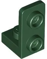 Green Bracket 1 x 1 - 1 x 2 Inverted