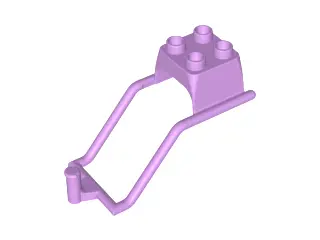 Medium Lavender Duplo Animal Accessory Horse Harness