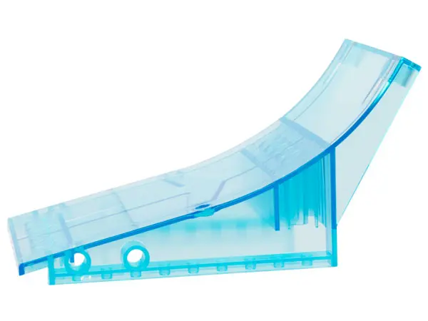 Trans-Light Blue Sports Stuntz Loop Ramp Base